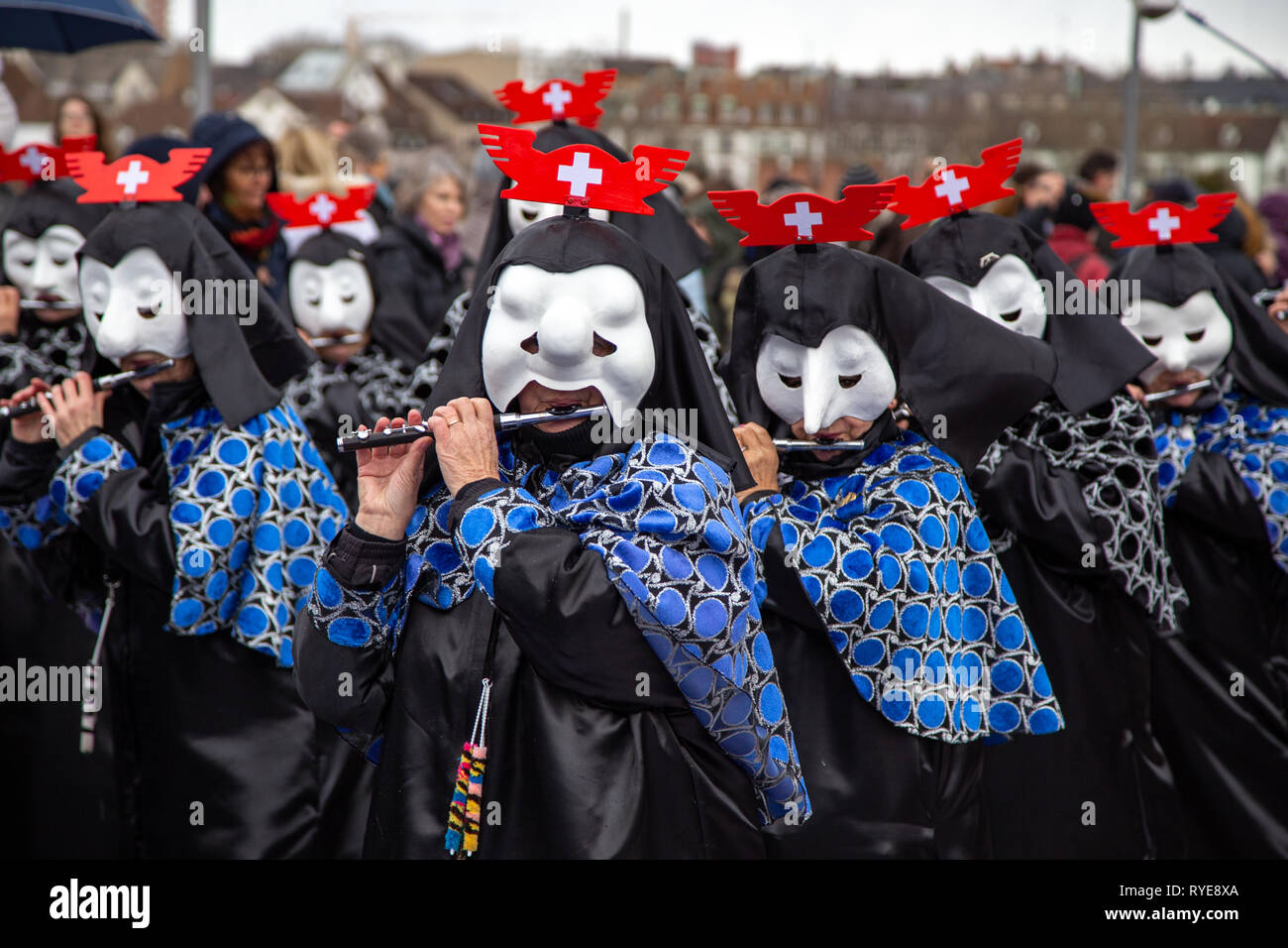Karneval von Basel 2019 Stockfoto