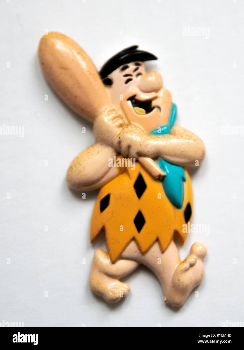 Fred Flintstone Abbildung in Amsterdam Die Niederlande 2019 Stockfoto