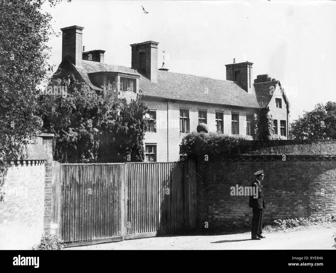 Geographie/Reisen, Großbritannien, Westerham, Kent, Gebäude, Chartwell House, Country Home von Premierminister Winston Churchill, Außenansicht, 1952, Additional-Rights - Clearance-Info - Not-Available Stockfoto