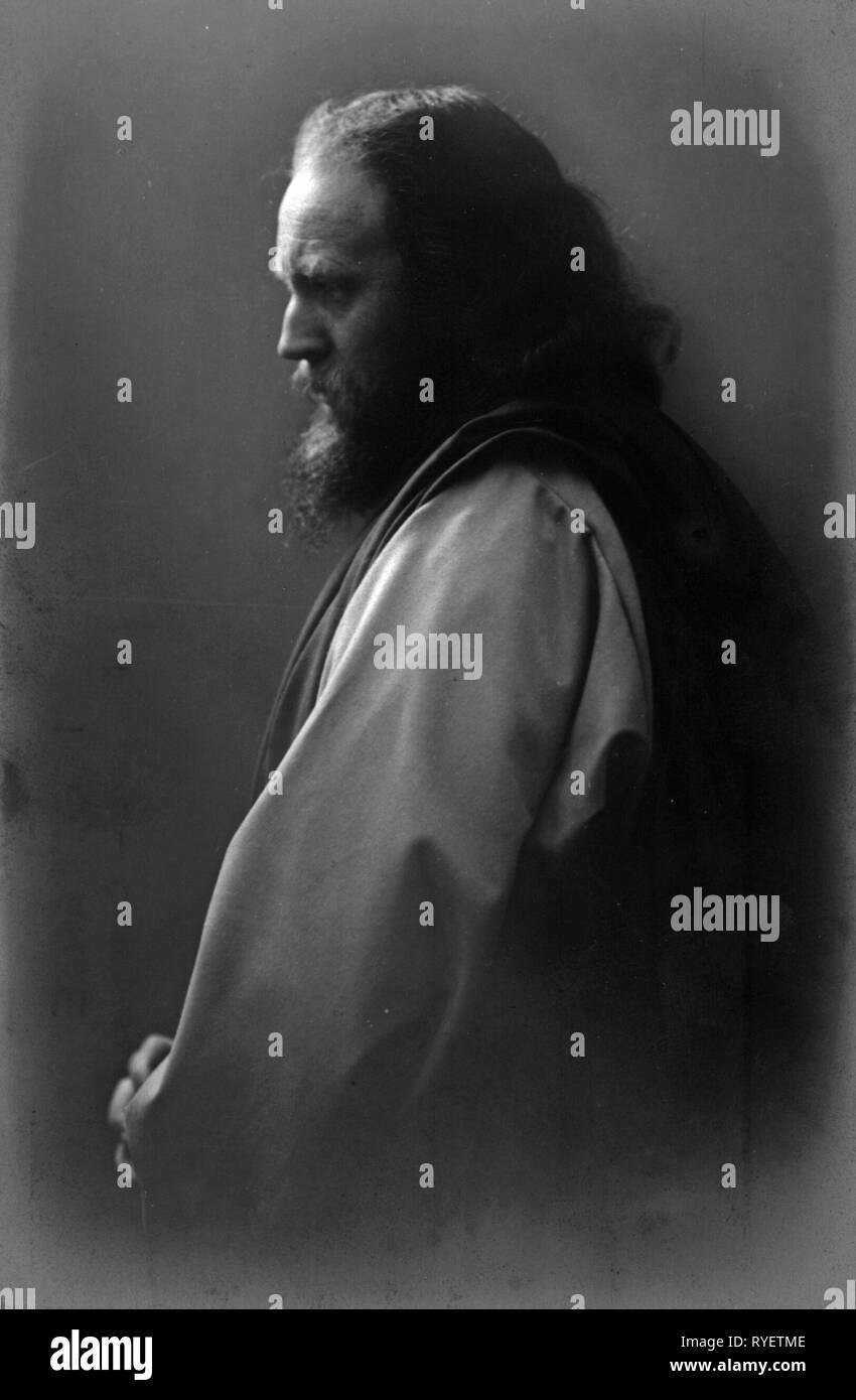 Theater/Theater, Passionsspiele Oberammergau 1910, Jesus Christus (Anton Lang), Postkarte, F. Bruckmann, München, 1910, Additional-Rights - Clearance-Info - Not-Available Stockfoto