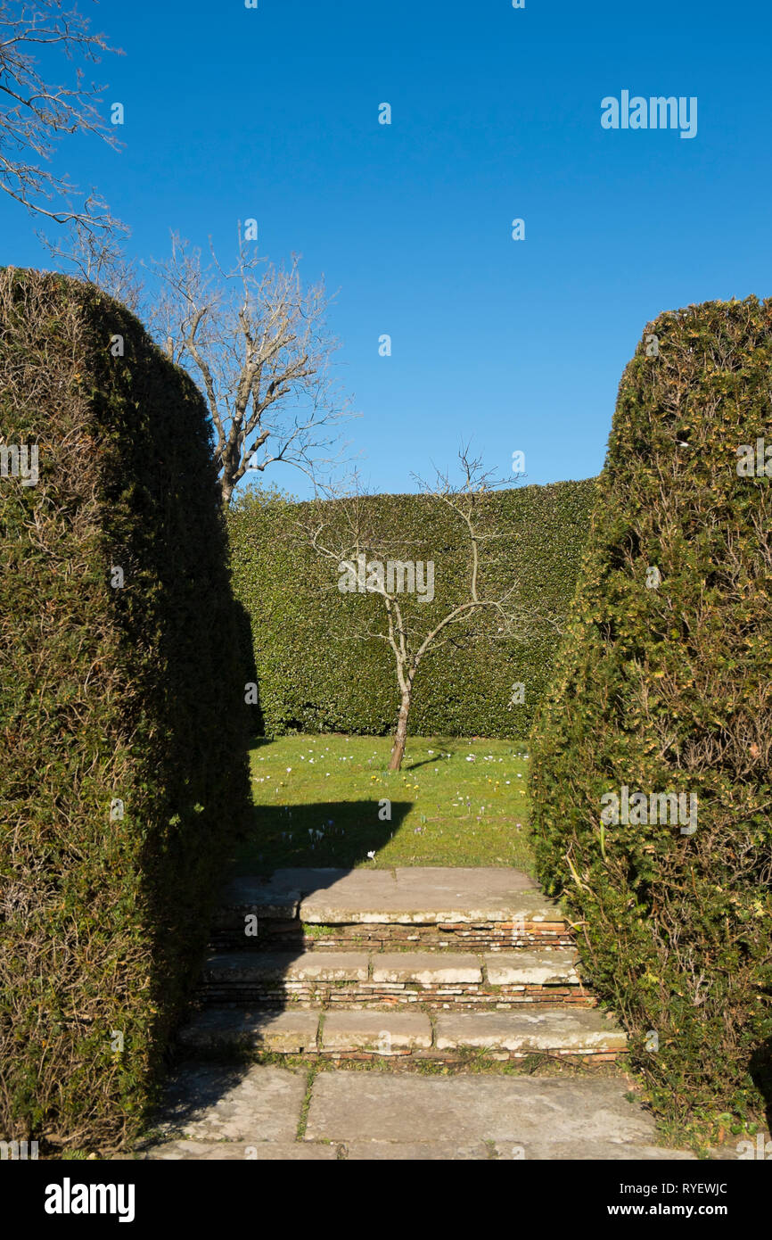 Die Gärten am Great Dixter in Ewhurst, East Sussex, England, UK. Stockfoto