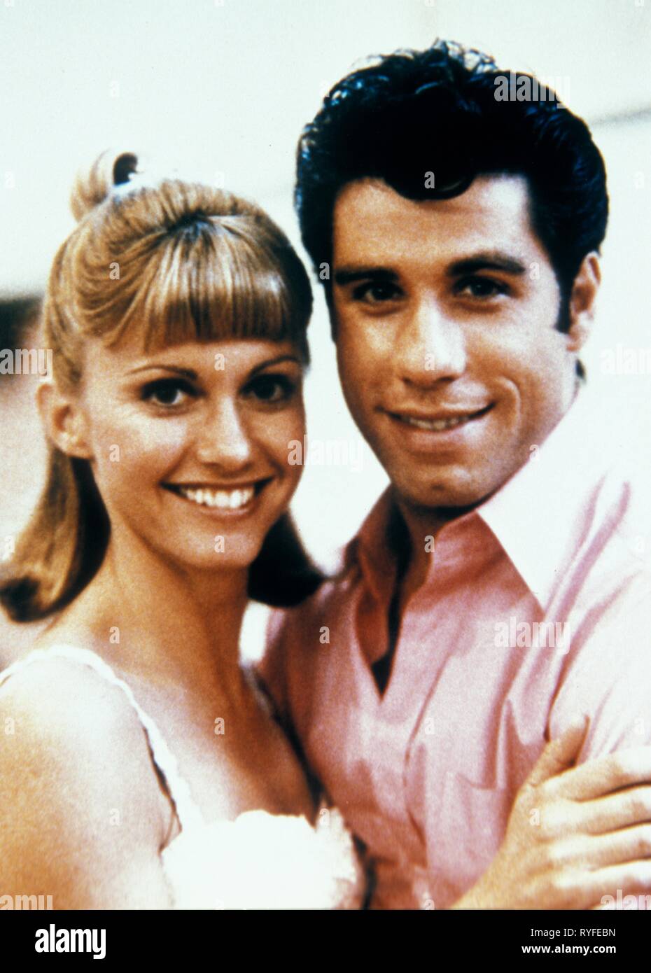 OLIVIA NEWTON-JOHN, John Travolta, Fett, 1978 Stockfoto