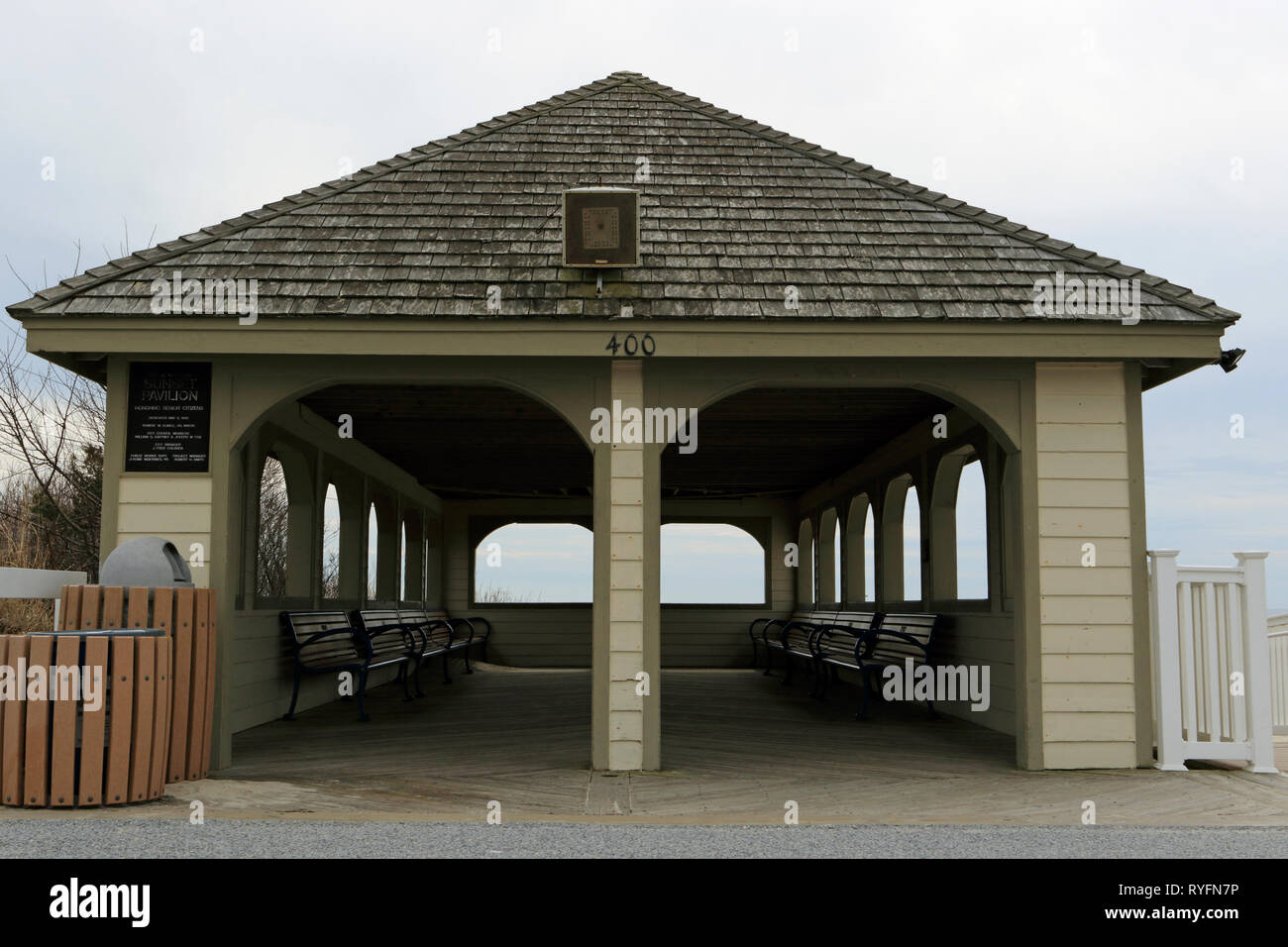 Sunset Pavillon, Cape May, New Jersey, USA Stockfoto