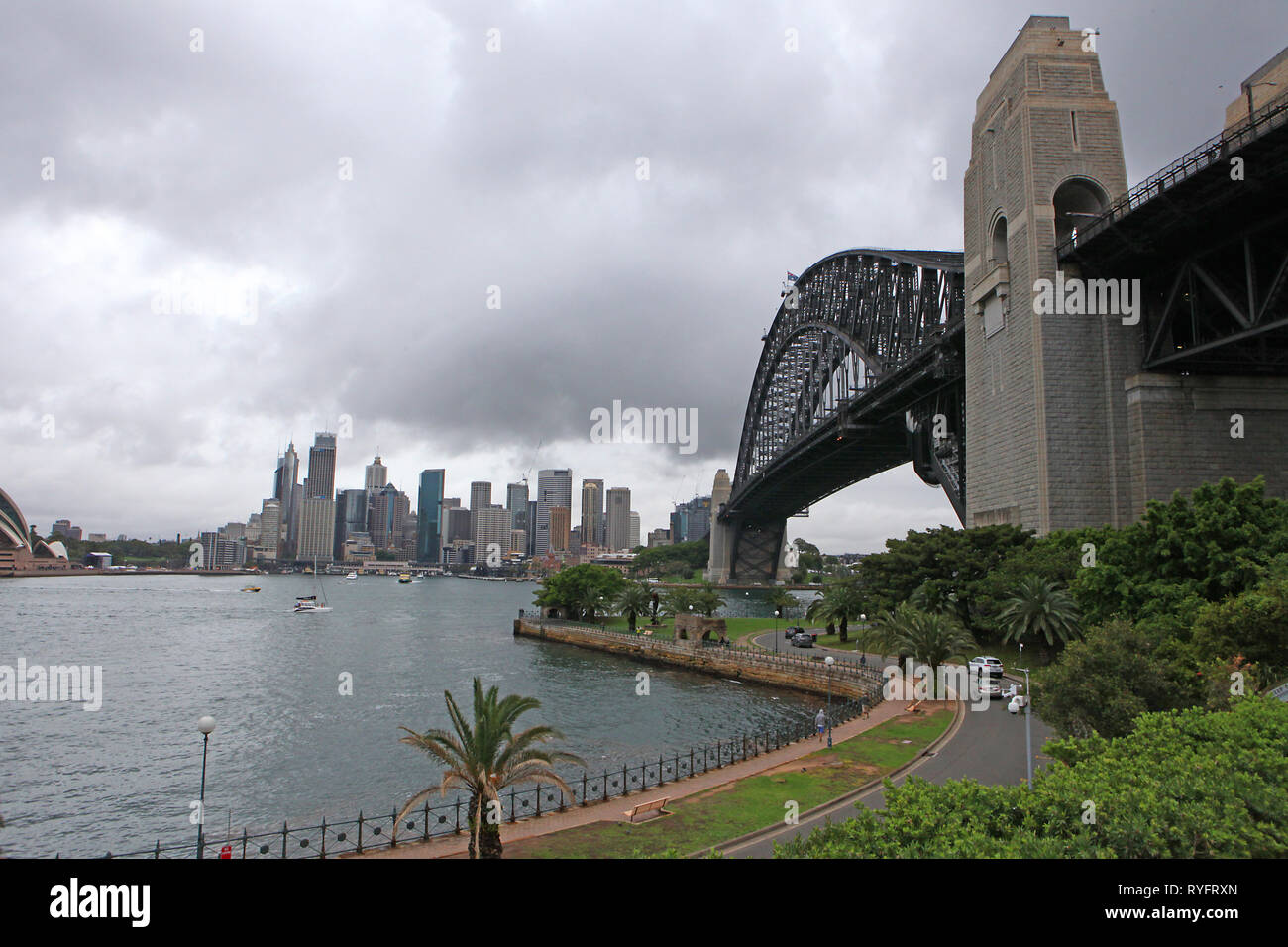 Reisen Australien. Ansichten und scenics Australien. Die Sydney Harbour Bridge Stockfoto