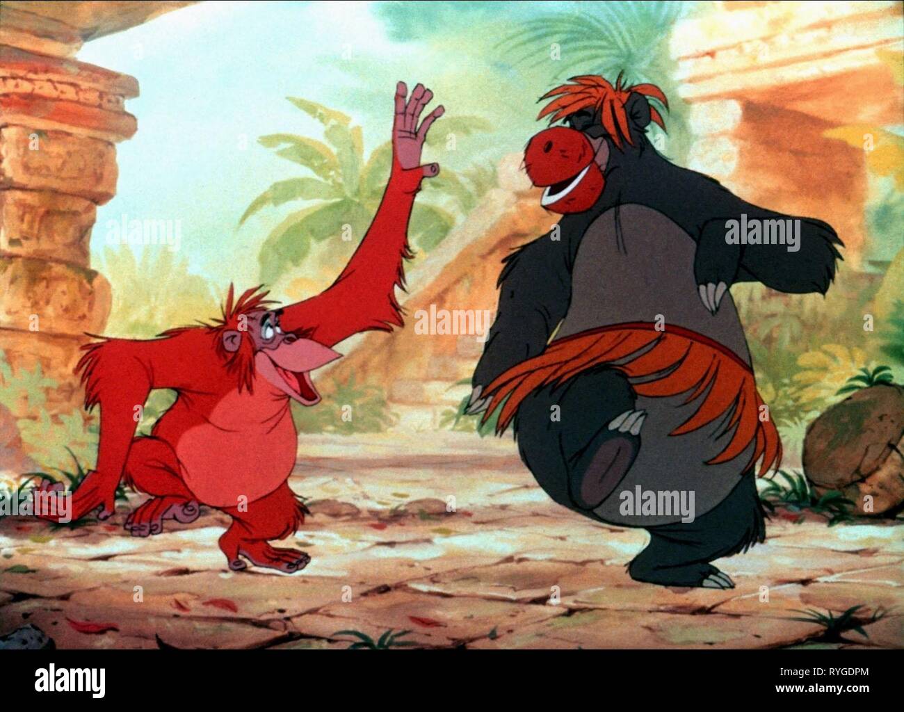 APE KING LOUI, BALOO der Bär, DAS DSCHUNGELBUCH, 1967 Stockfotografie Alamy