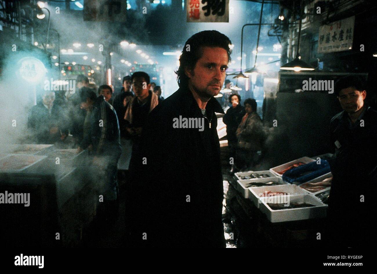 MICHAEL DOUGLAS, schwarzer Regen, 1989 Stockfoto