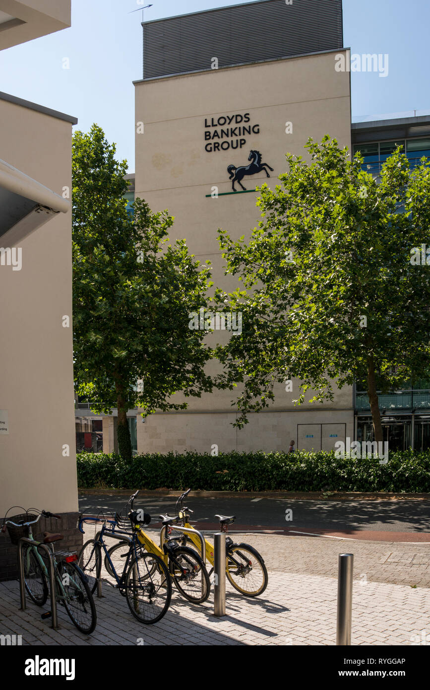 Die Lloyds Banking Group in Bristol, Großbritannien Stockfoto