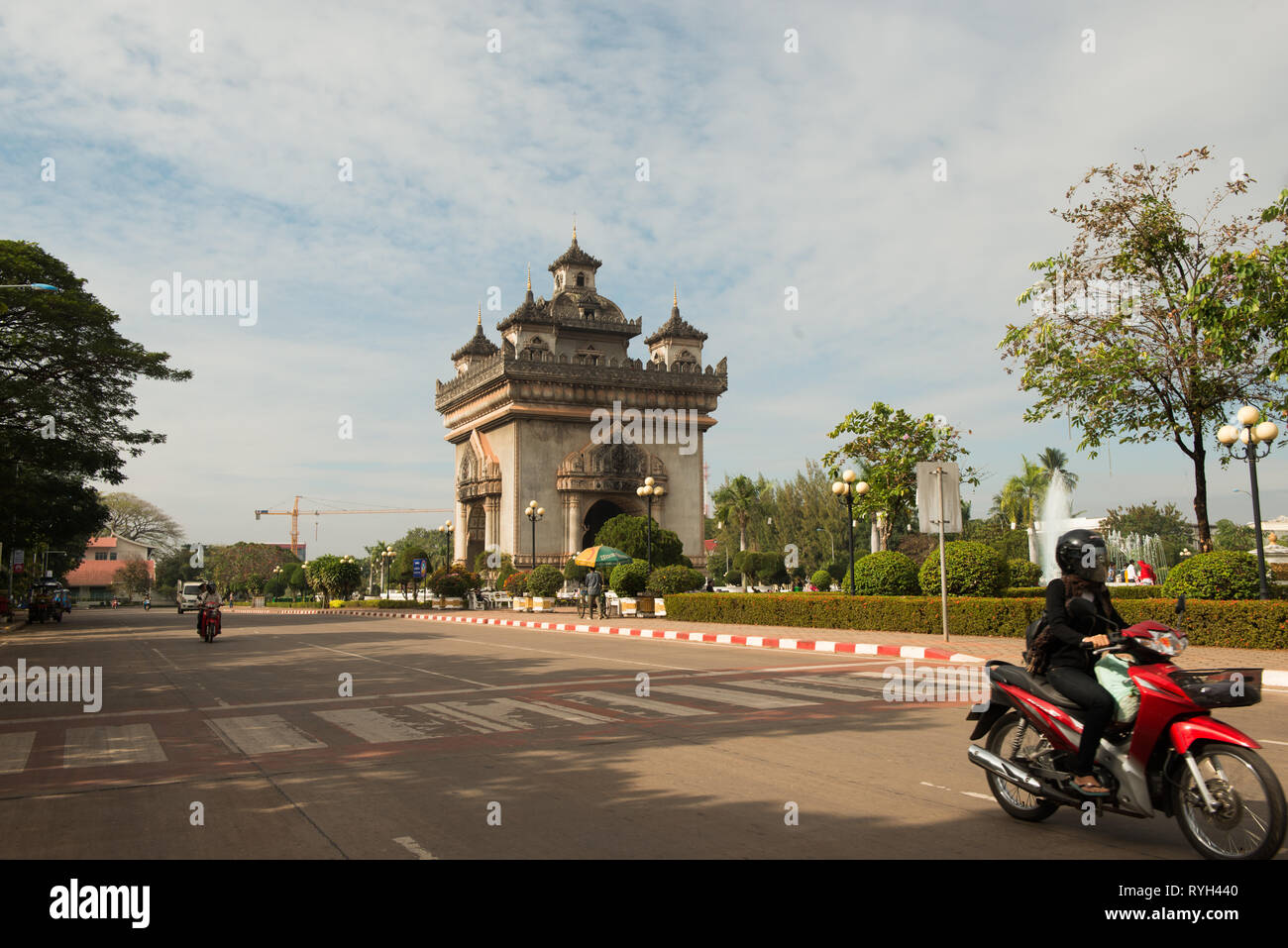 Vientiane historische Denkmäler Stockfoto
