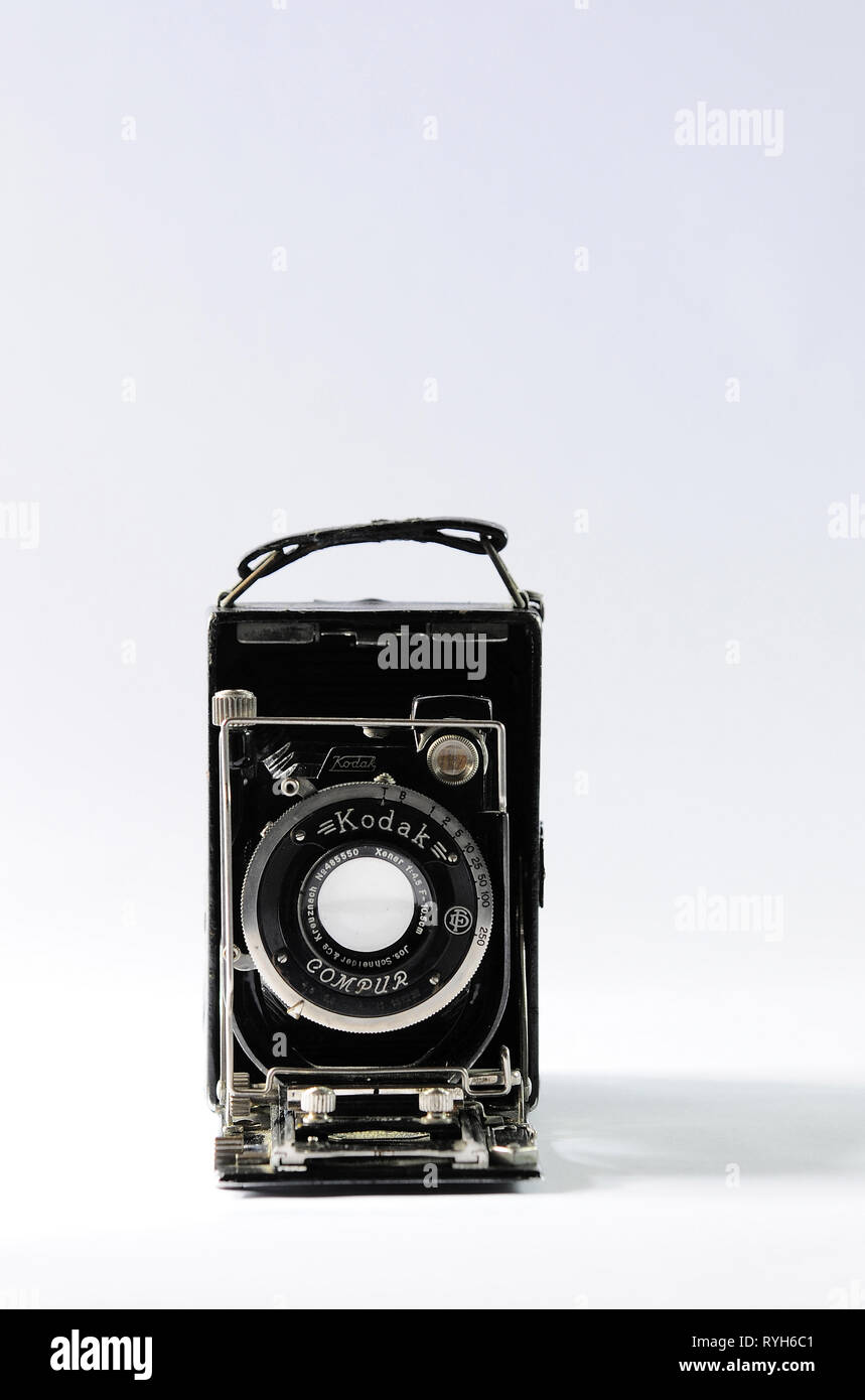 Die Kodak Kamera aus der Zeit um 1900. Stockfoto