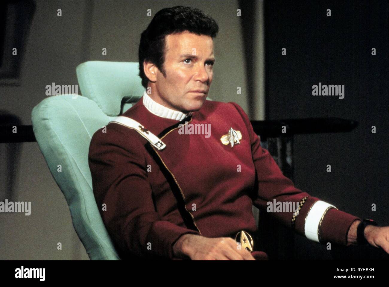 WILLIAM SHATNER (Captain Kirk), Star Trek II: Der Zorn des Khan, 1982 Stockfoto