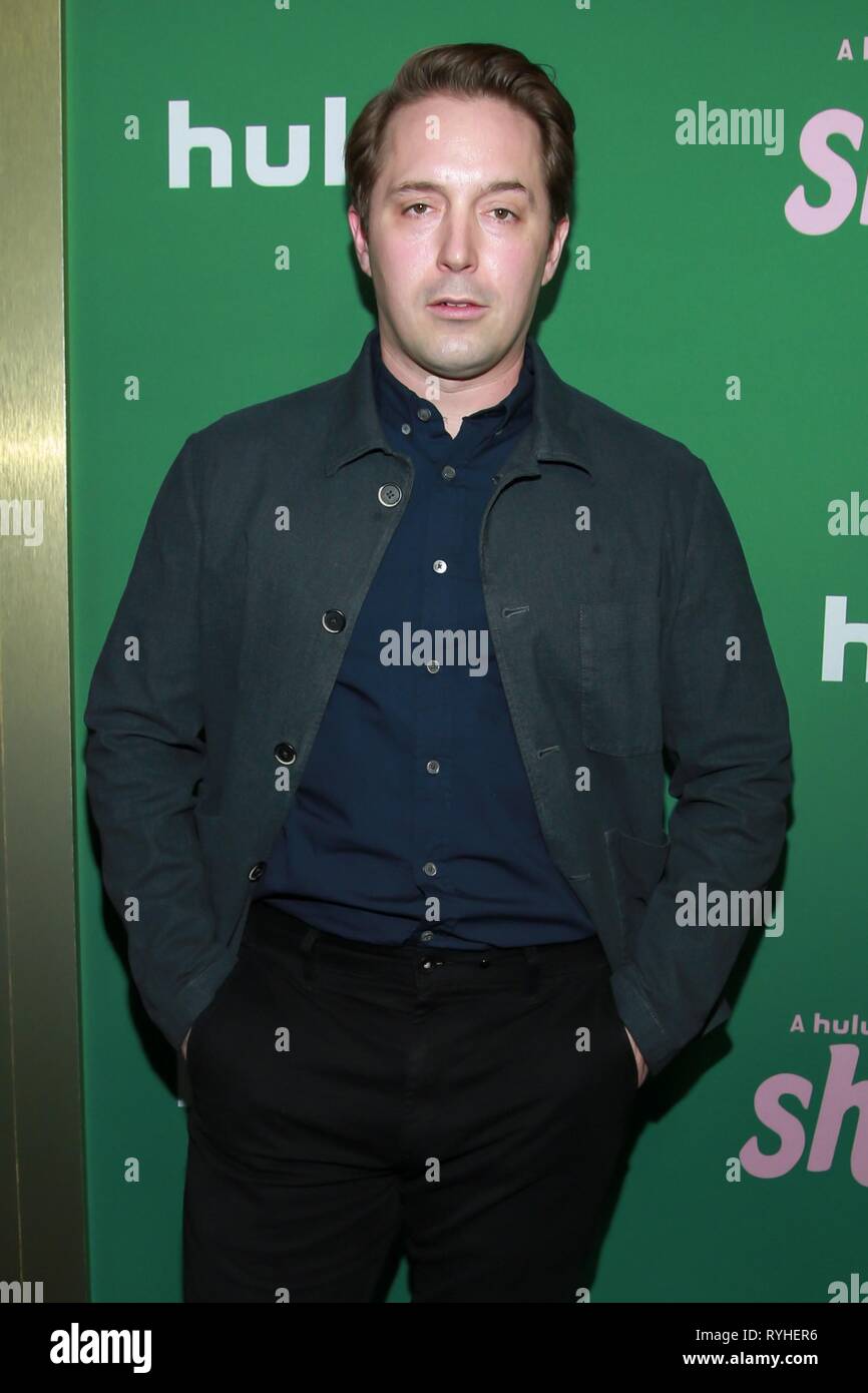 New York, NY, USA. 13 Mär, 2019. Beck Bennett in der Ankunftshalle für HULU neue Komödie schrille Serie Premiere, die Walter Reade Theater, New York, NY, 13. März 2019. Credit: Jason Mendez/Everett Collection/Alamy leben Nachrichten Stockfoto