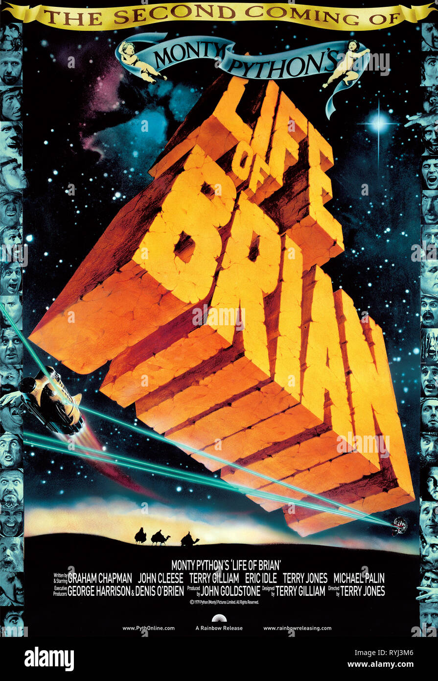 Film Poster, MONTY PYTHON'S LEBEN DES BRIAN, 1979 Stockfoto
