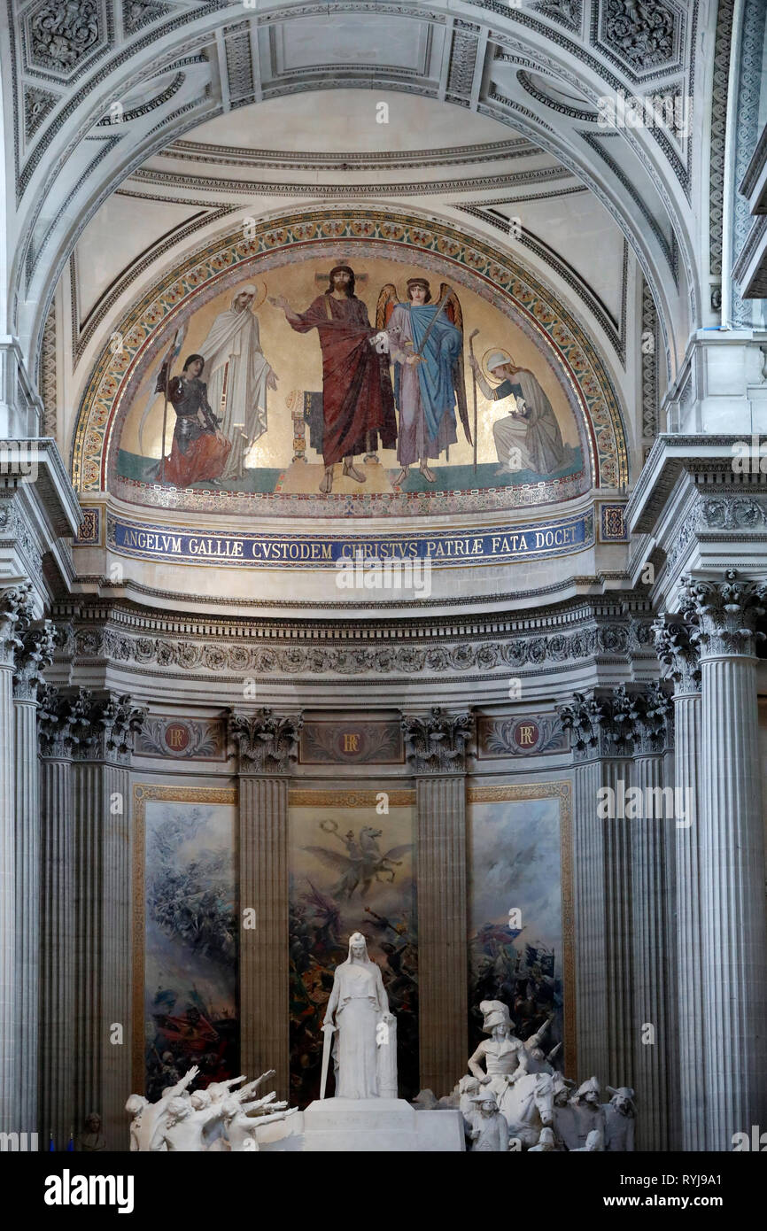 Das Pantheon ist die Begräbnisstätte für viele berühmte Franzosen. Paris. Frankreich. Stockfoto