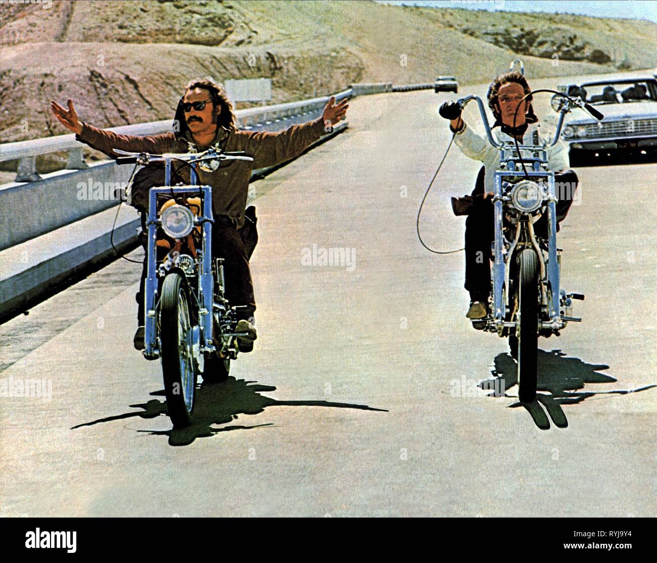 DENNIS HOPPER, Peter Fonda, EASY RIDER, 1969 Stockfoto