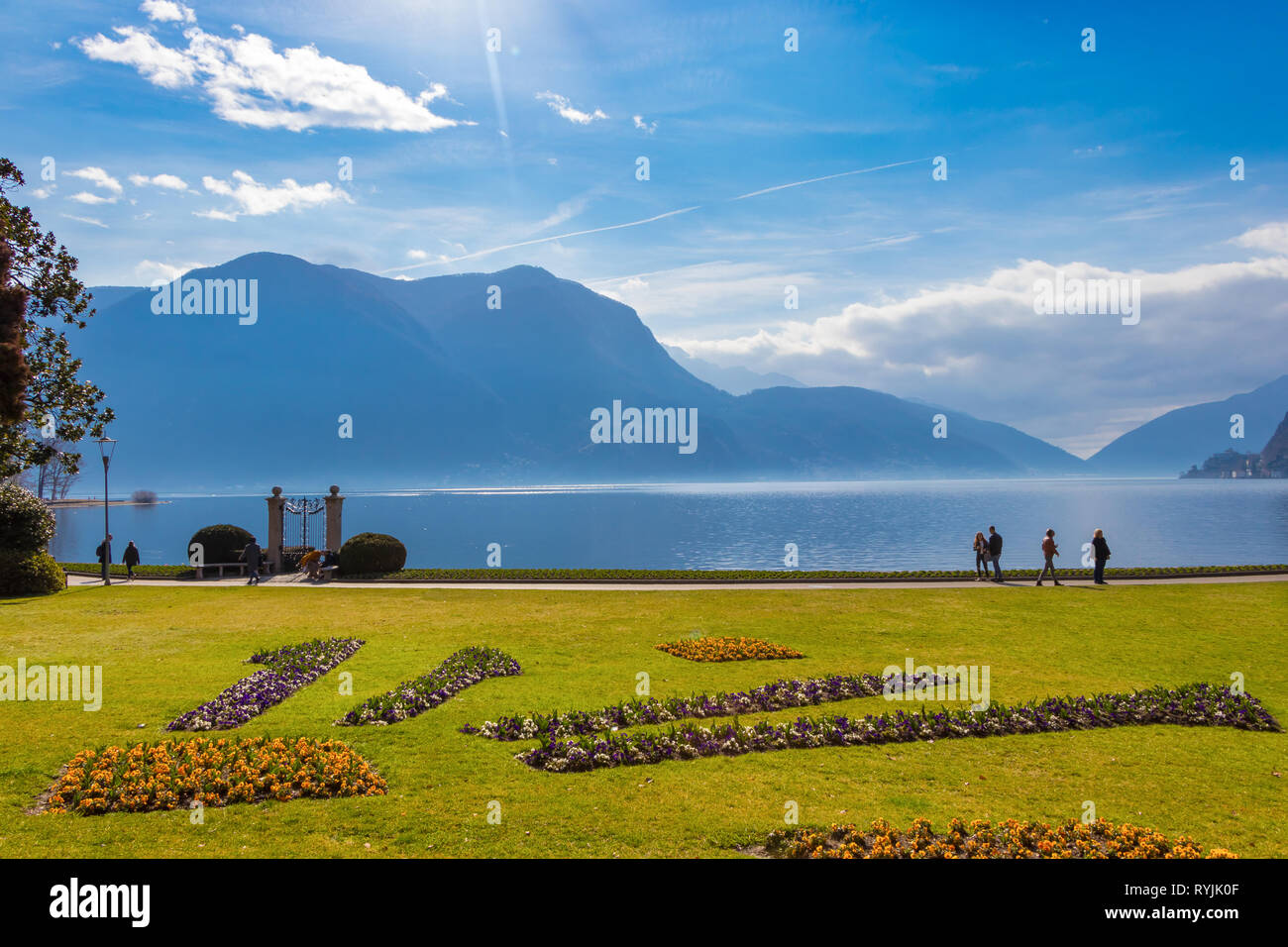Swiss Europe Building Garden Stockfotos und -bilder Kaufen - Alamy