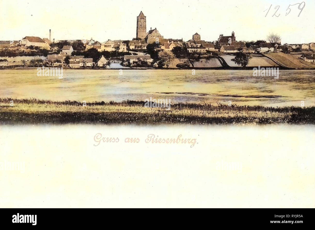 1899, Woiwodschaft Pommern, Riesenburg Stockfoto