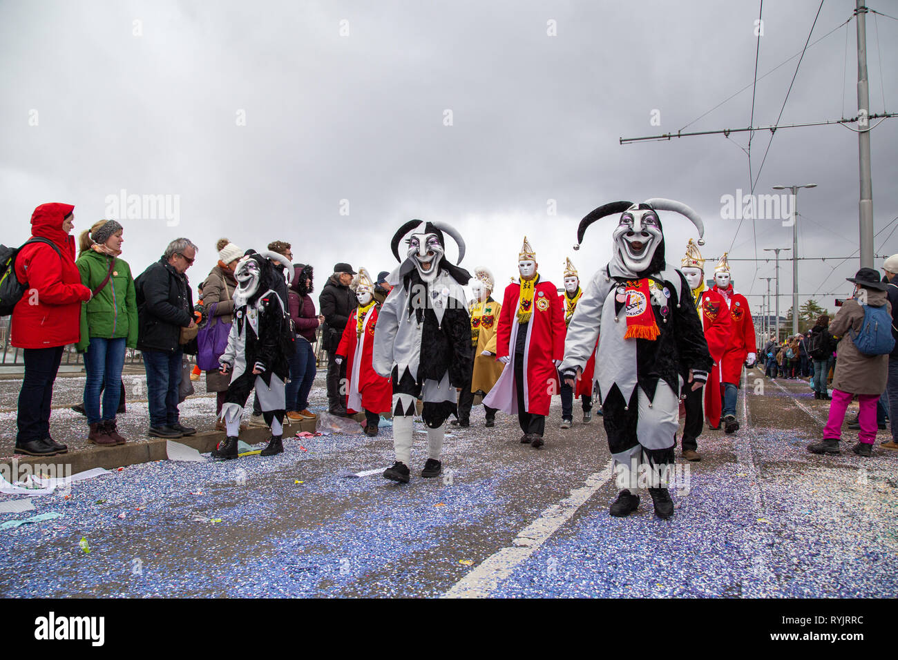 Karneval von Basel 2019 Stockfoto