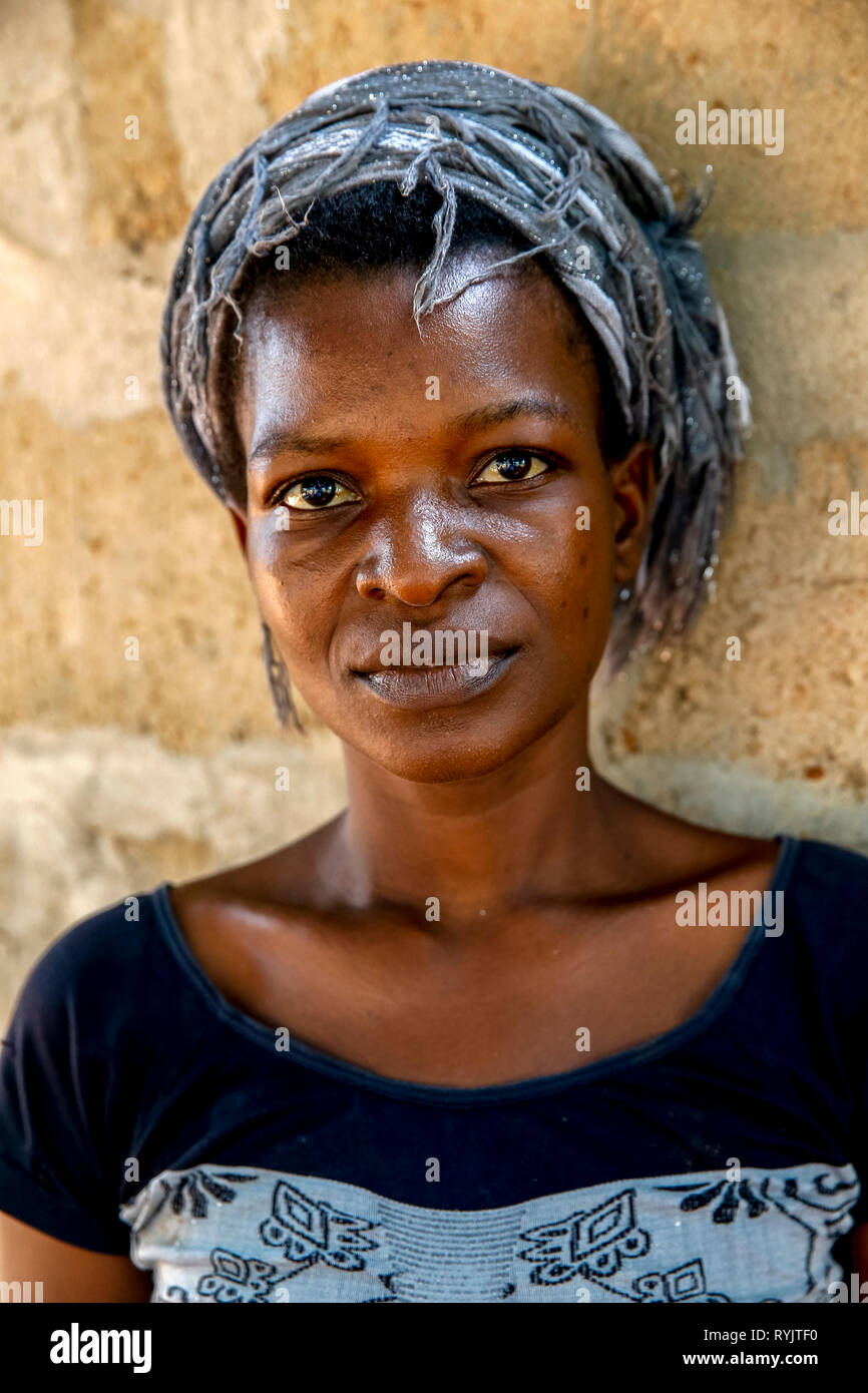 Frau in Togo, Lomé, Togo. Stockfoto