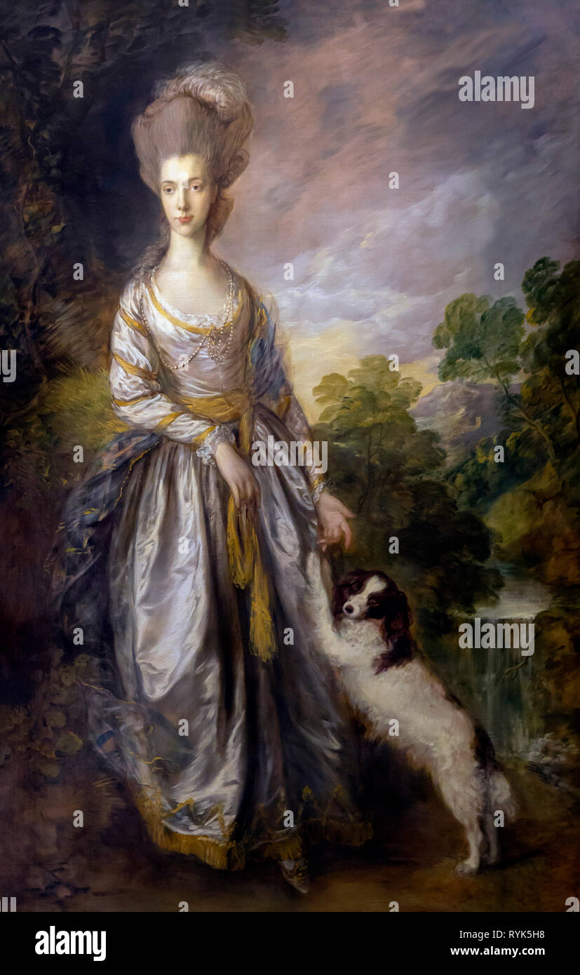 Lady Brisco, Thomas Gainsborough, ca. 1776, Stockfoto