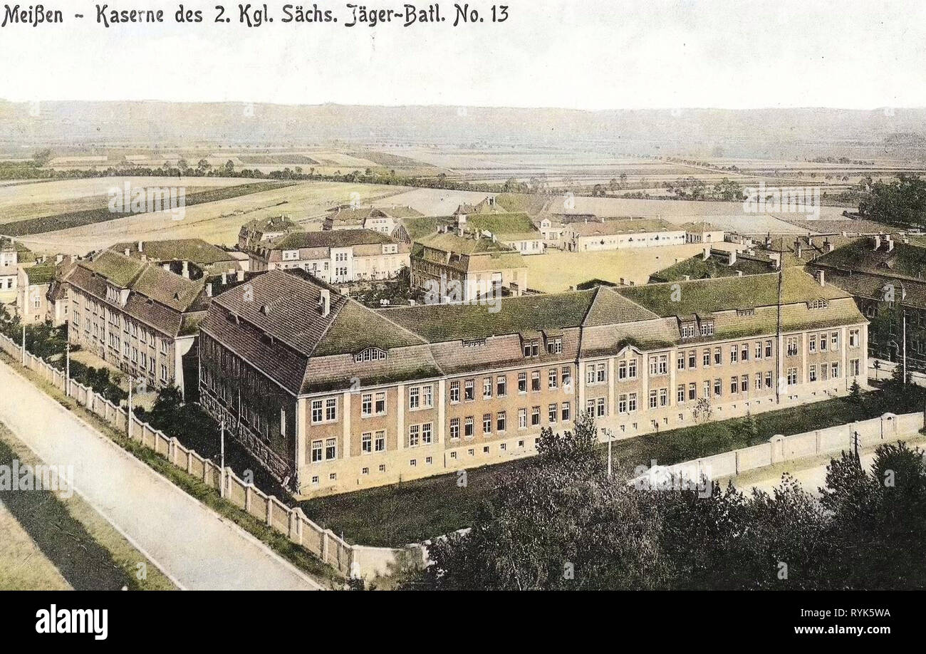 Kaserne Des 2 Sachsischen Jager Fotos Und Bildmaterial In Hoher 