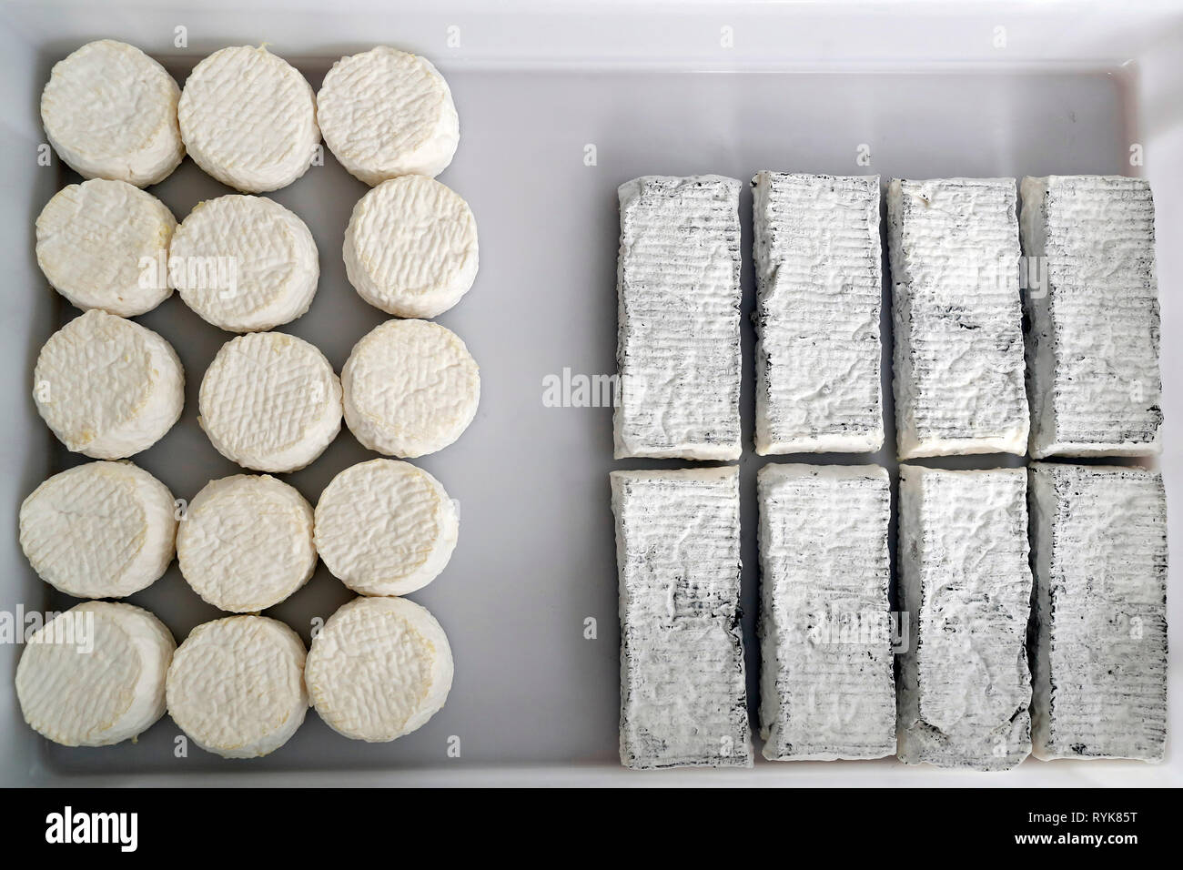 Traditionelle Bauernhof in den Französischen Alpen. Ziegenkäse Fabrik. Marignier. Frankreich. Stockfoto