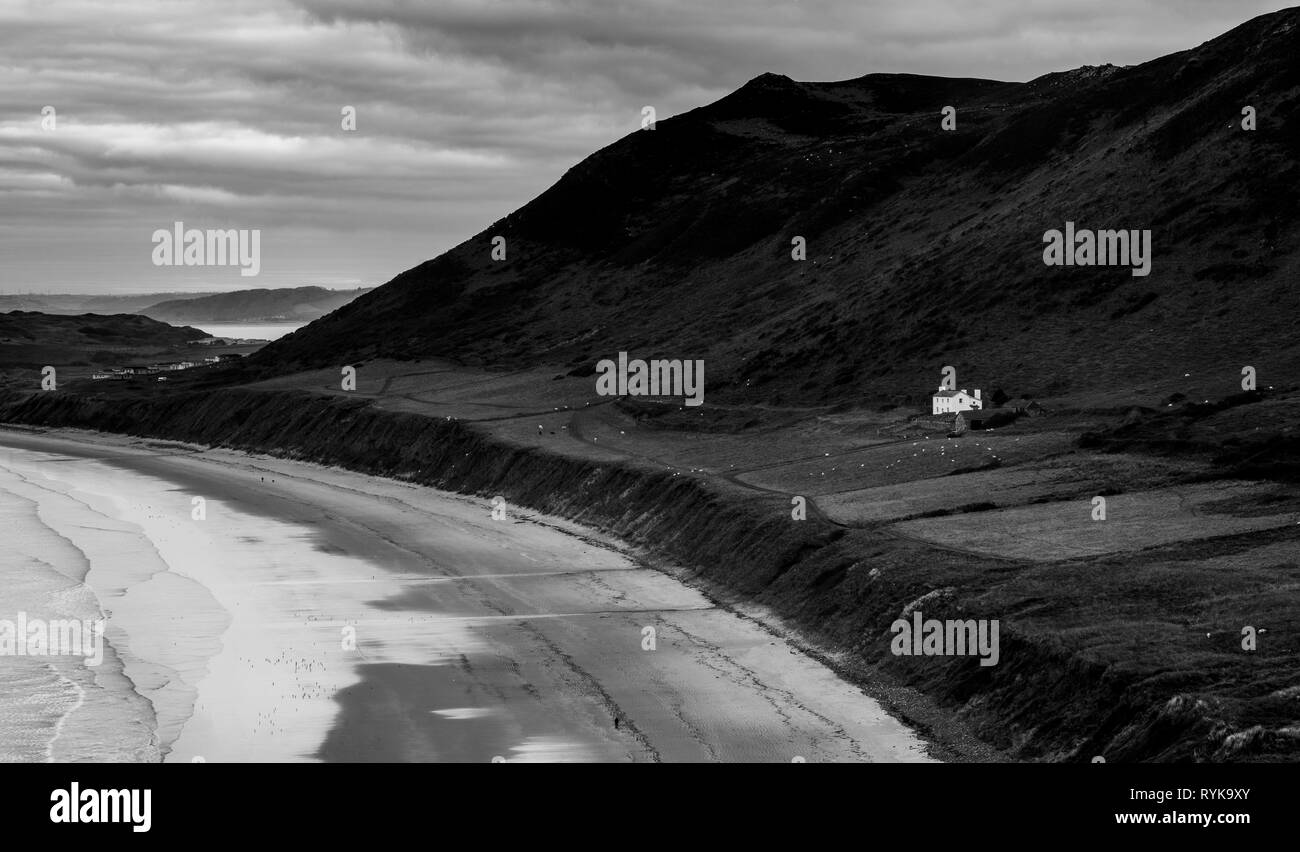 Rhossili Gower. Stockfoto