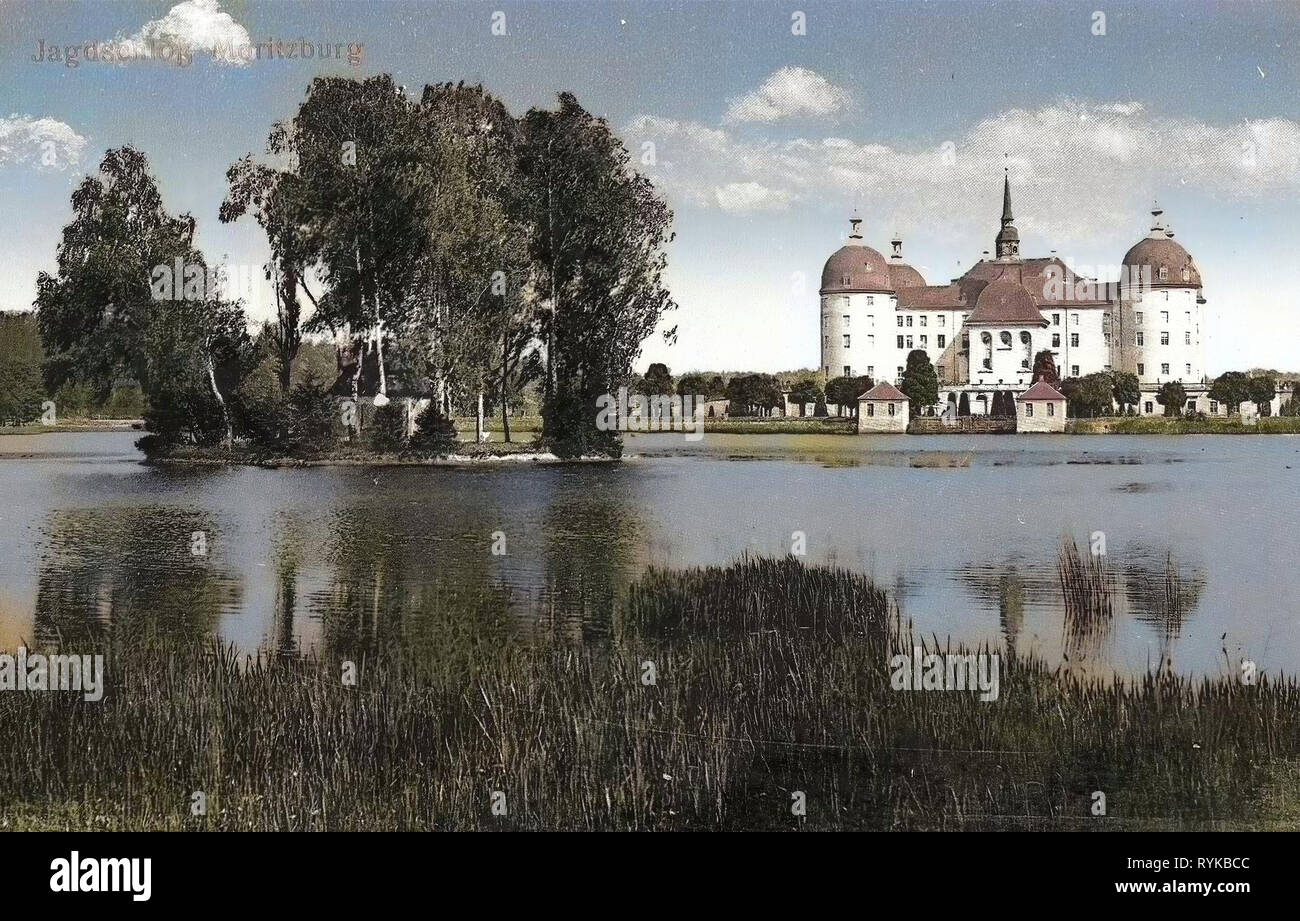 Schloss Moritzburg, Teiche im Landkreis Meißen, 1912, Landkreis Meißen