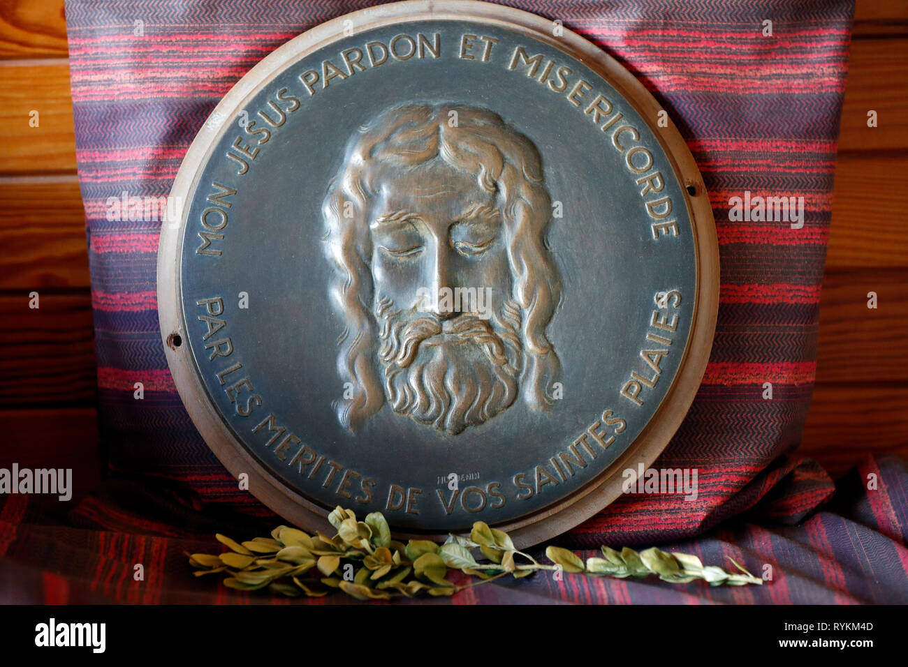 Die Visitation Kloster. Die starke Hingabe zu Jesus "5 heiligen Wunden. Marclaz. Frankreich. Stockfoto