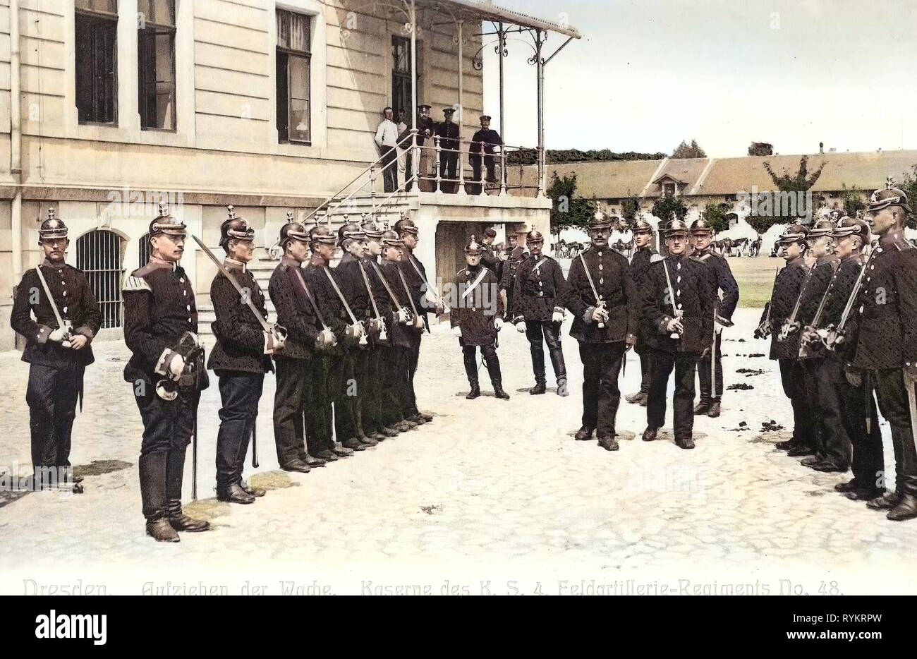 Artillerie von Deutschland, die Wachablösung, 4. Königlich Sächsisches