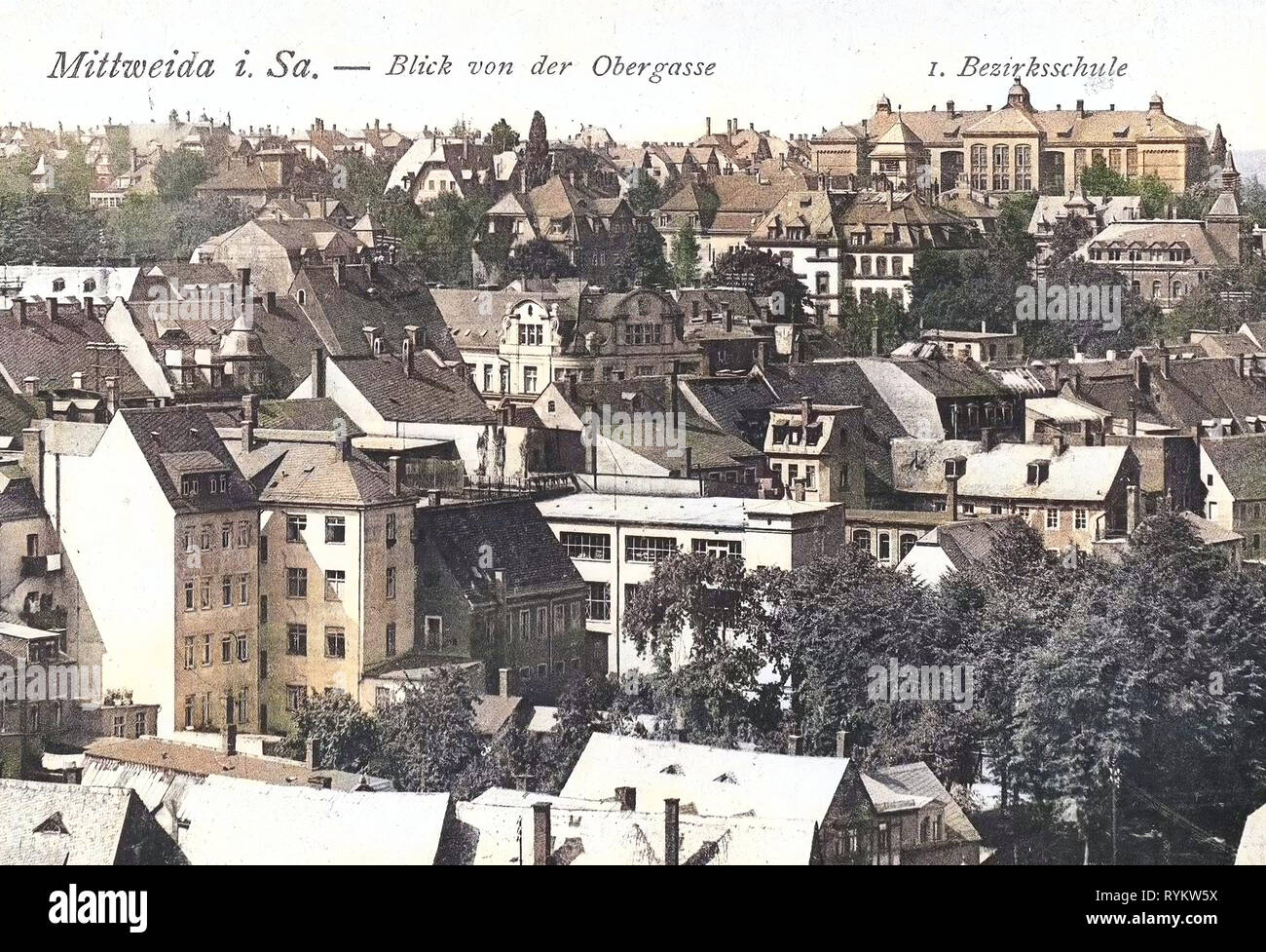 Gebäude in Mittweida, Schulen im Landkreis Mittelsachsen, 1921