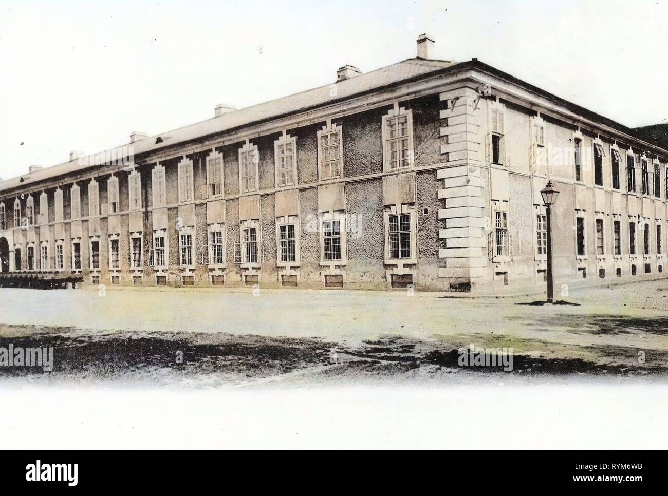 Militärische Einrichtungen, 1903, Aussig, Theresienstadt, Kavalleriekaserne, Tschechische Republik Stockfoto