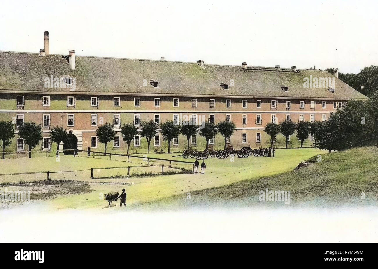 Militärische Einrichtungen, 1903, Aussig, Theresienstadt, Kaserne, Tschechische Republik Stockfoto