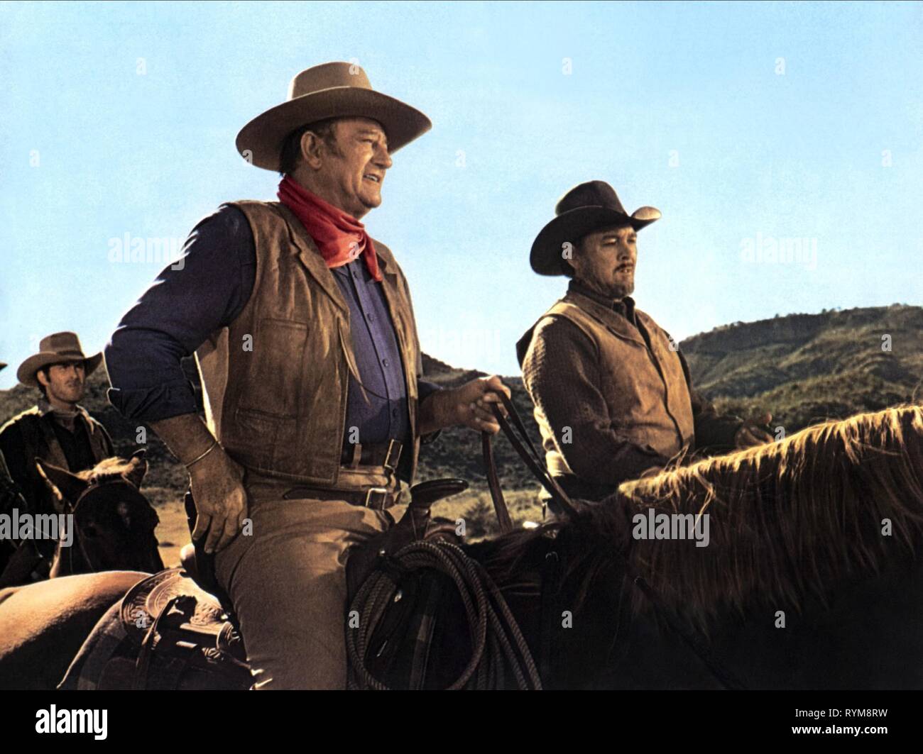 WAYNE, JOHNSON, CHISUM, 1970 Stockfoto