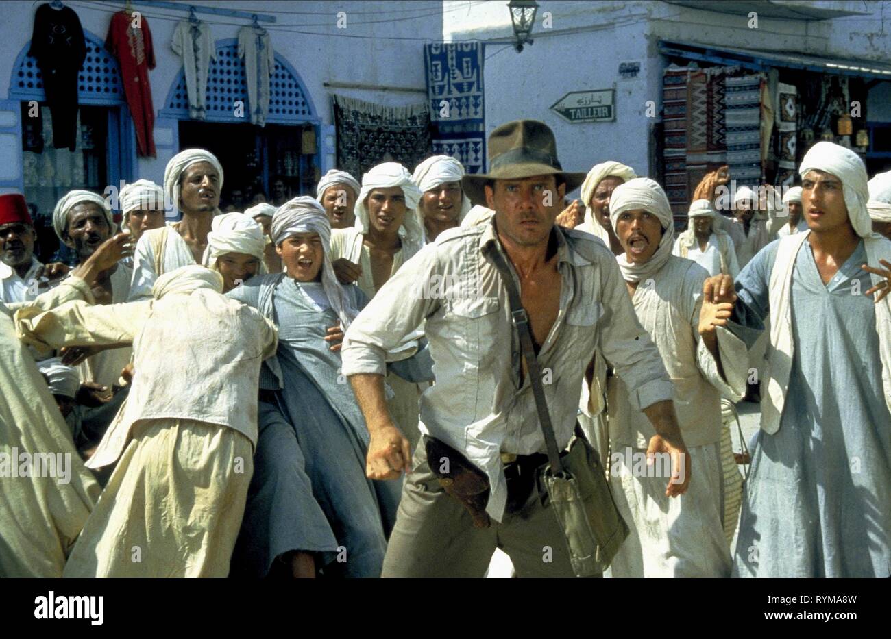 HARRISON Ford, INDIANA JONES UND DIE Jäger des verlorenen Schatzes, 1981 Stockfoto