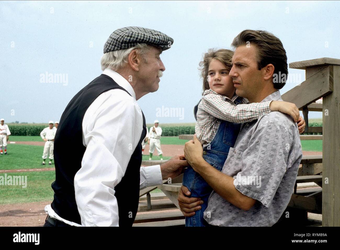 LANCASTER, Hoffman, COSTNER, Feld der Träume, 1989 Stockfoto