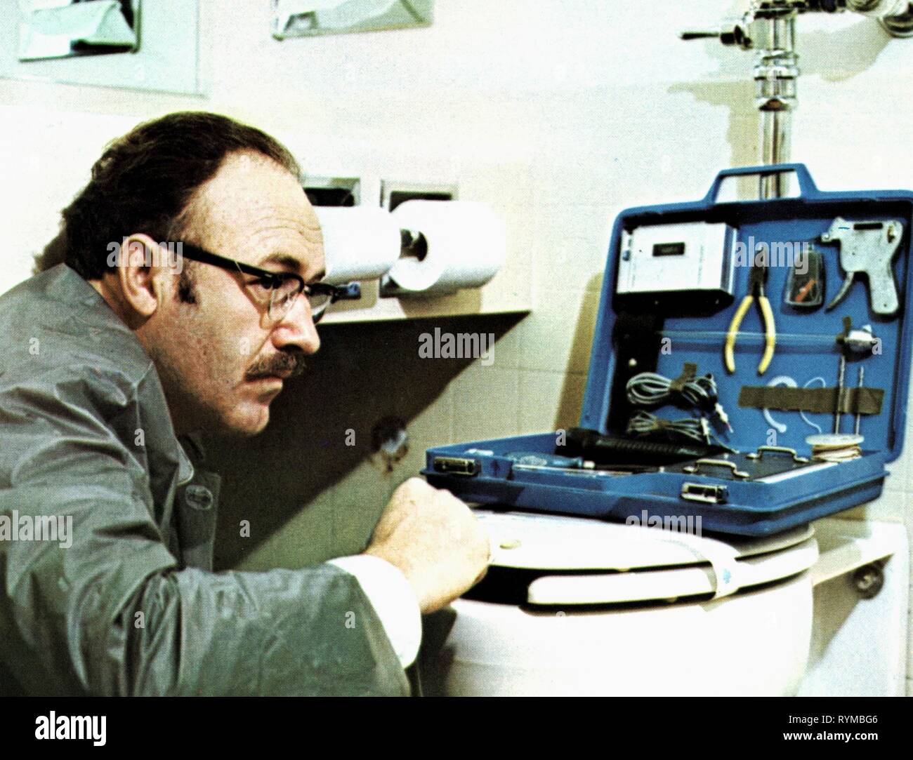 GENE HACKMAN, DAS GESPRÄCH, 1974 Stockfoto