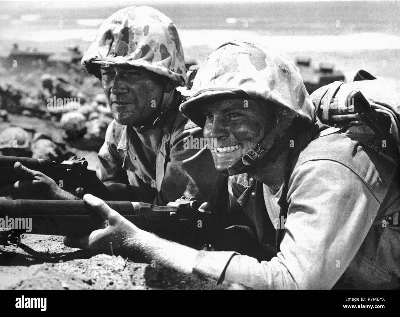 WAYNE, Agar, Sand von Iwo Jima, 1949 Stockfoto