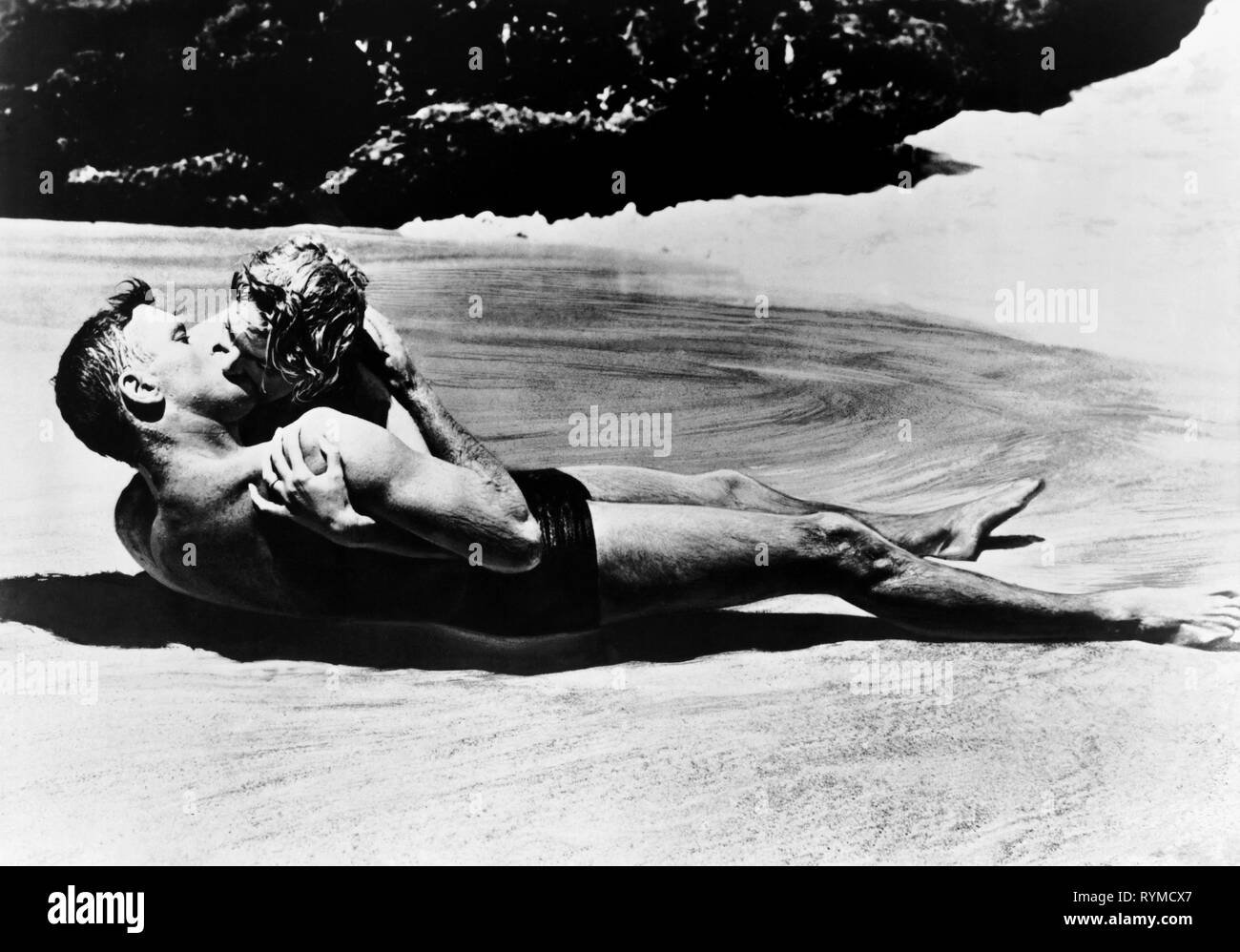 LANCASTER, Kerr, von hier zur Ewigkeit, 1953 Stockfoto