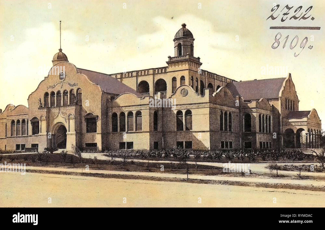 Schulen in Kalifornien, Riverside, Kalifornien, 1906, High School", Vereinigte Staaten von Amerika Stockfoto
