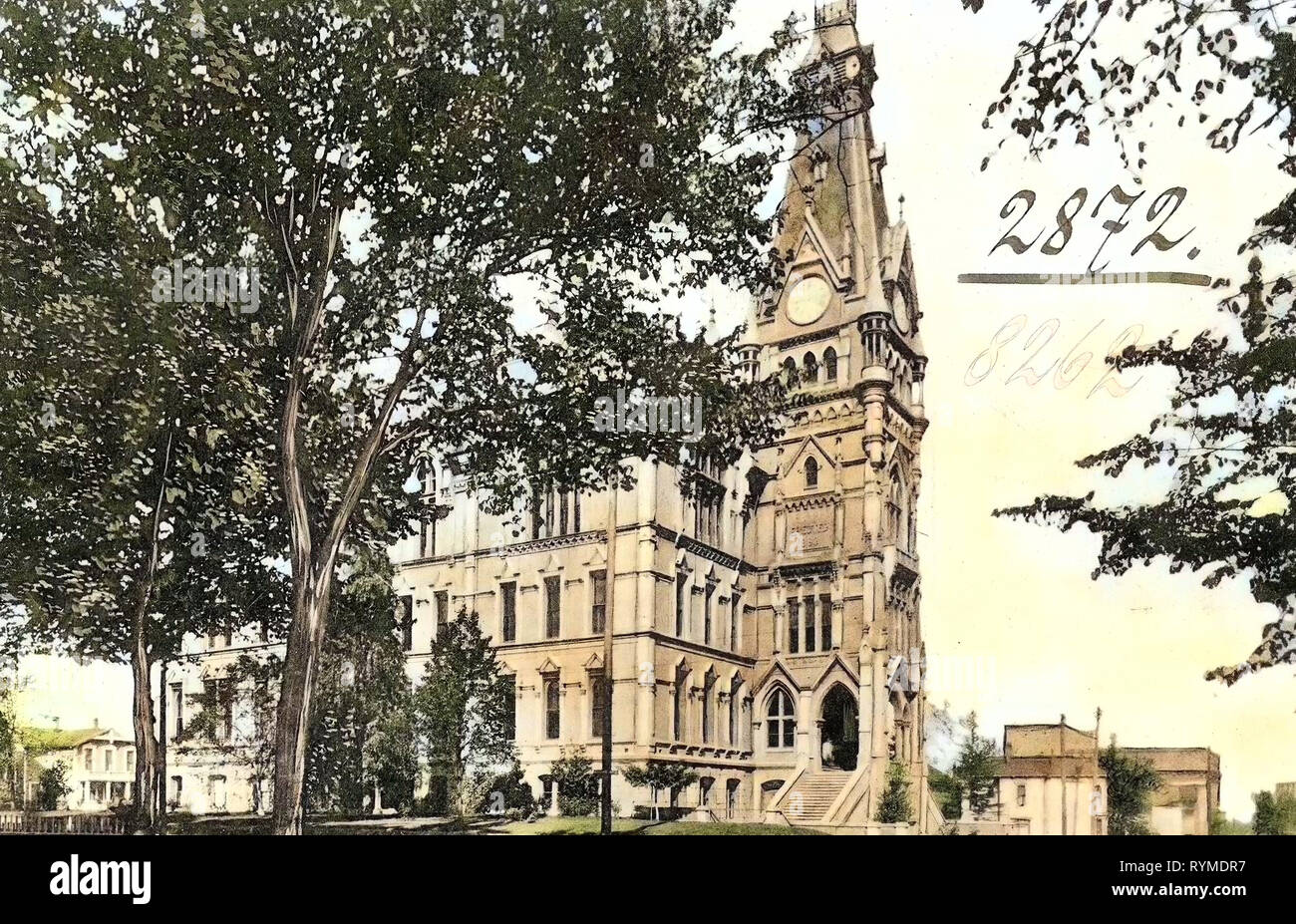 Lincoln High School (Portland, Oregon) (1885), 1906, Oregon, Portland, Erz, West Side High School", Vereinigte Staaten von Amerika Stockfoto