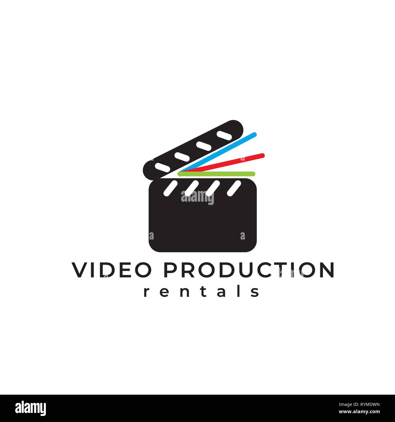 Video logo Stock-Vektorgrafiken kaufen - Alamy