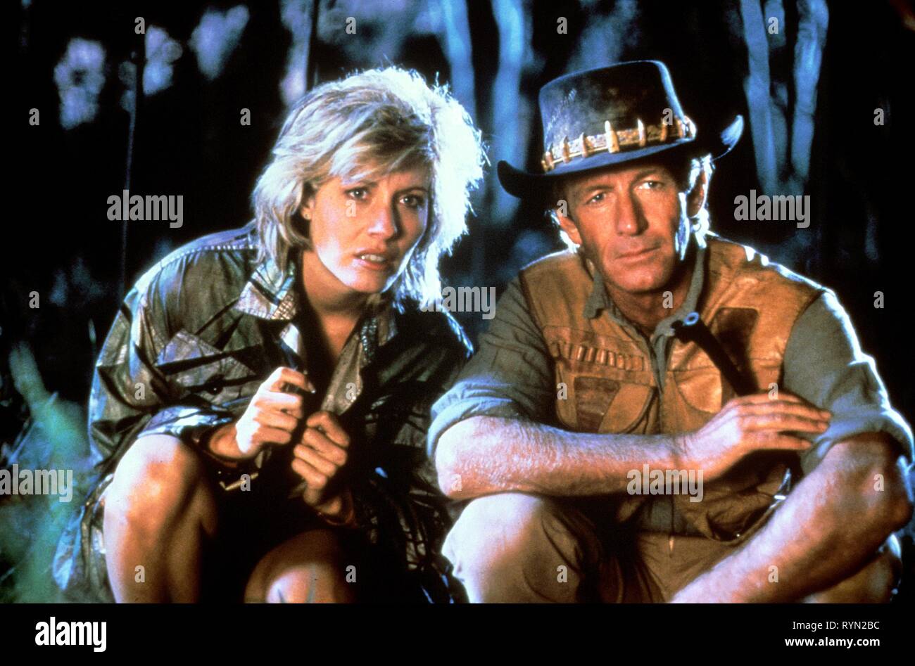 KOZLOWSKI, Hogan, CROCODILE DUNDEE, 1986 Stockfoto