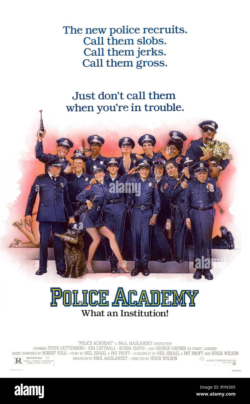 Film Poster, Police Academy, 1984 Stockfoto