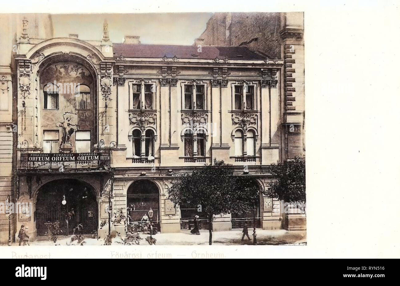Budapesti Operettszínház, 1904, Budapest, Orpheum, Ungarn Stockfoto