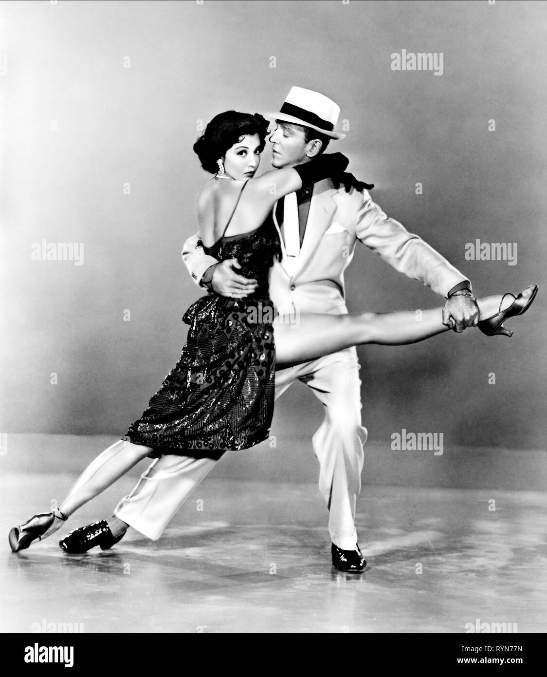 CHARISSE, ASTAIRE, der Band Wagen, 1953 Stockfoto