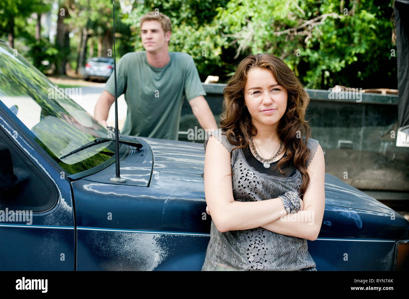 Miley Cyrus Liam Hemsworth Das Letzte Lied 2010 Stockfotografie Alamy