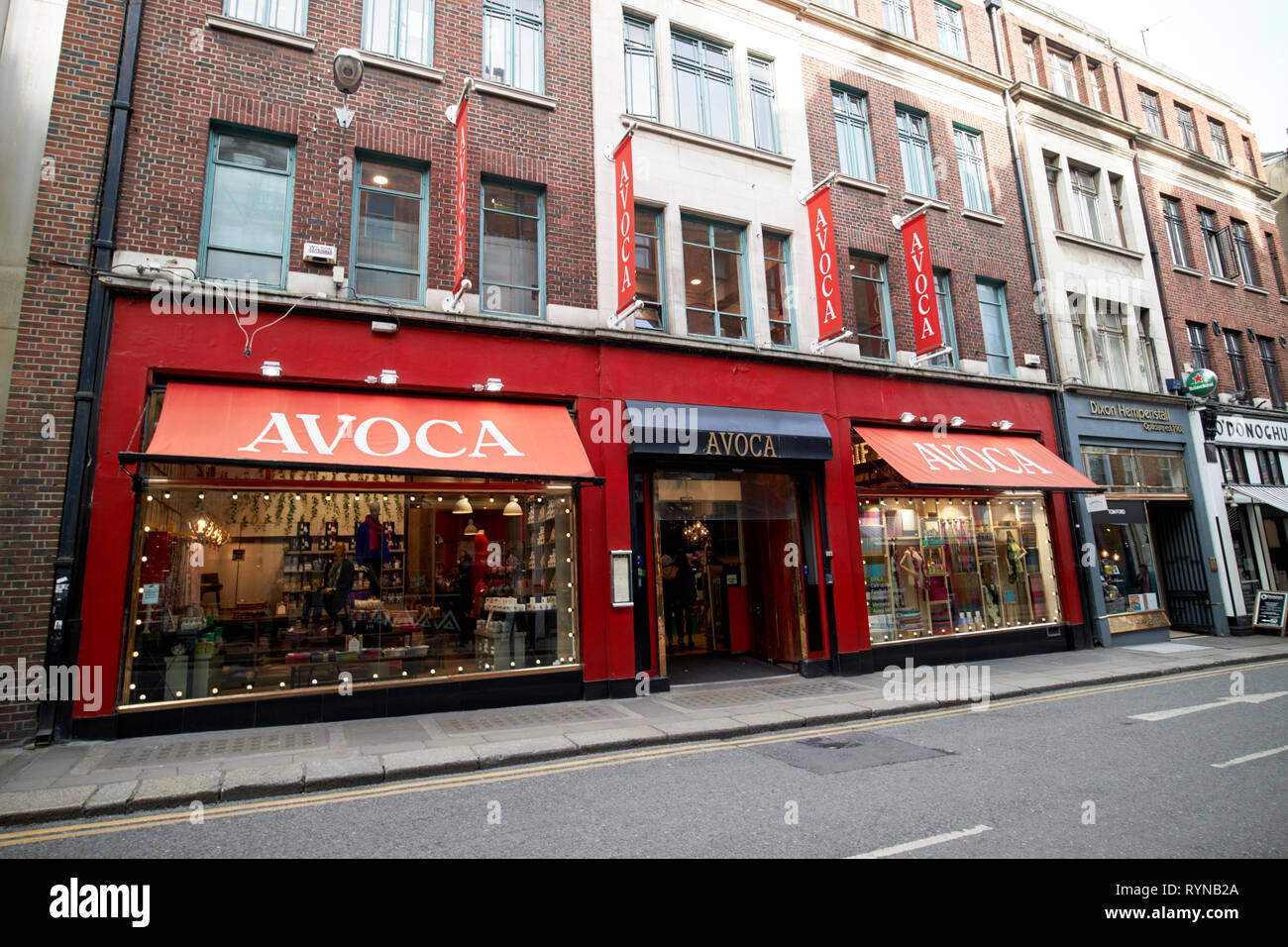 Avoca Suffolk Street Dublin Irland Europa Stockfoto