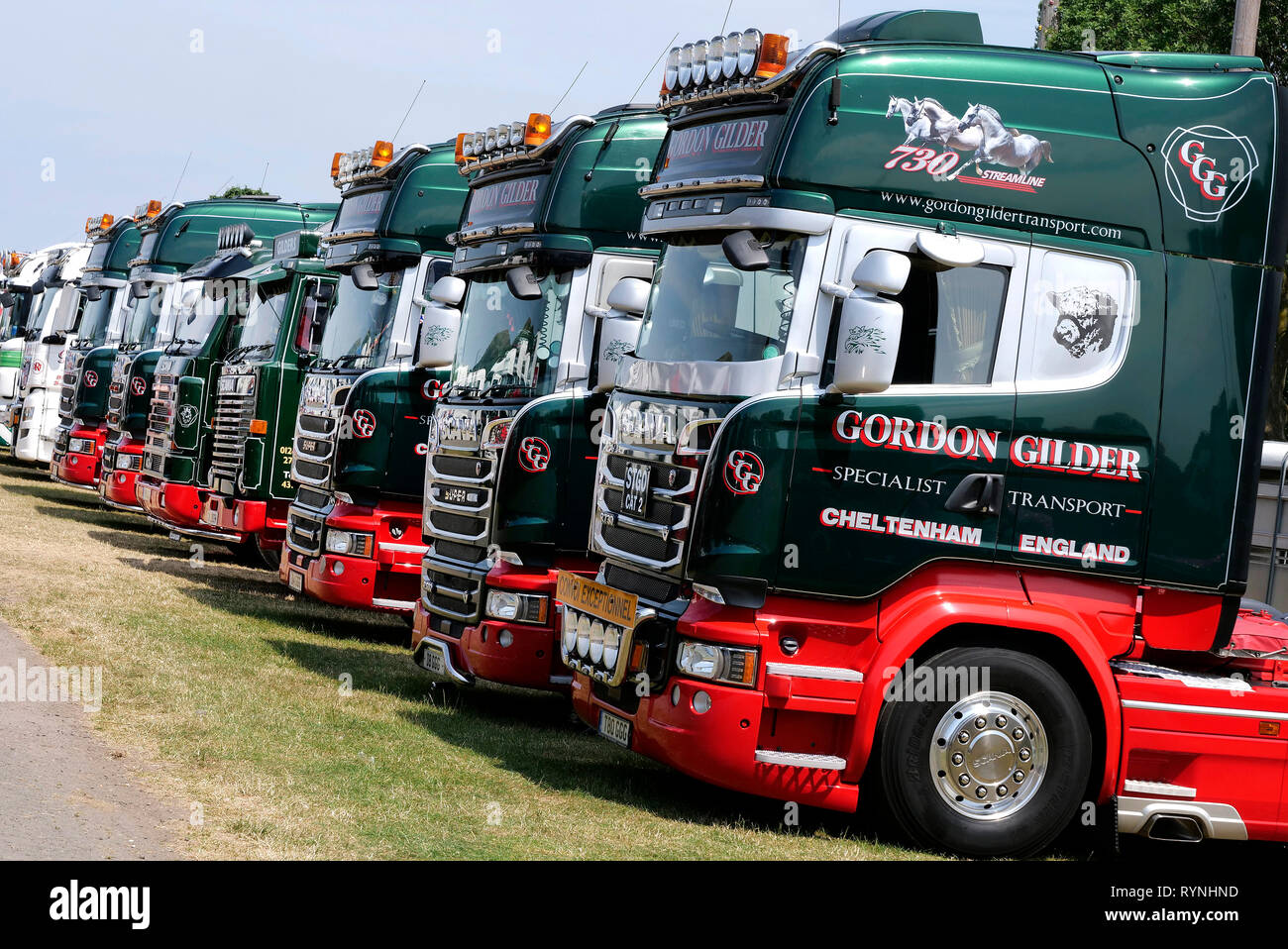 Truckfest South West 2018 Truck Show, an der drei Grafschaften Showground, in Malvern, Worcestershire, England, UK. Stockfoto