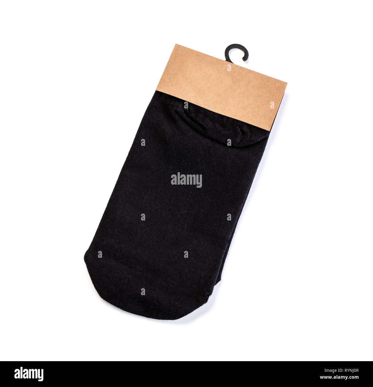 Neuen Socken auf einem weißen Hintergrund. Dunkle Socken. Isolieren, Freistellungspfad Stockfoto