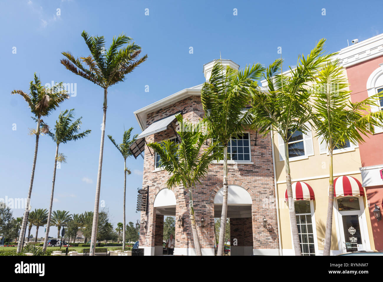 Port St. Saint Lucie Florida, Tradition, geplante Gemeinde, Immobilienentwicklung, unter Neubau Baumeister, T Stockfoto